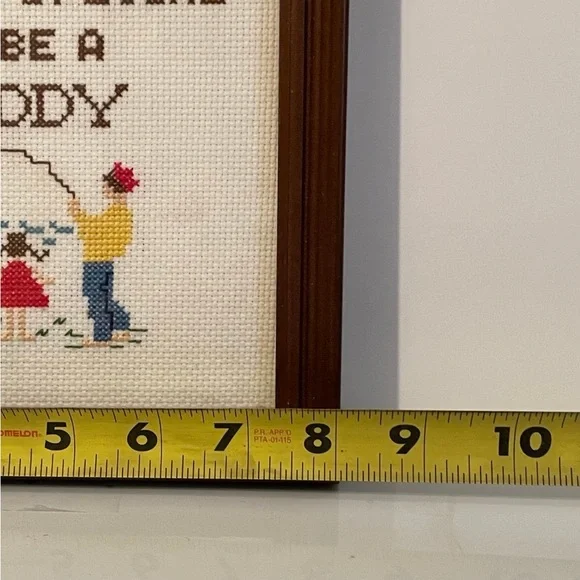 Vintage Framed Cross Stitch - Picture 4 of 4
